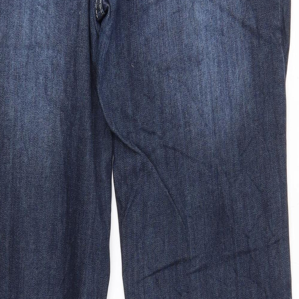 makpl Womens Blue Bootcut Jeans Size XL L32 in