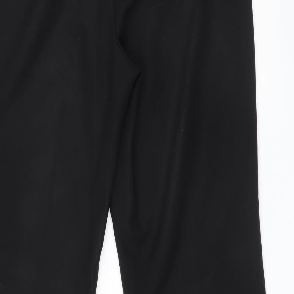 F&F Womens Black Trousers Size 14 L27 in