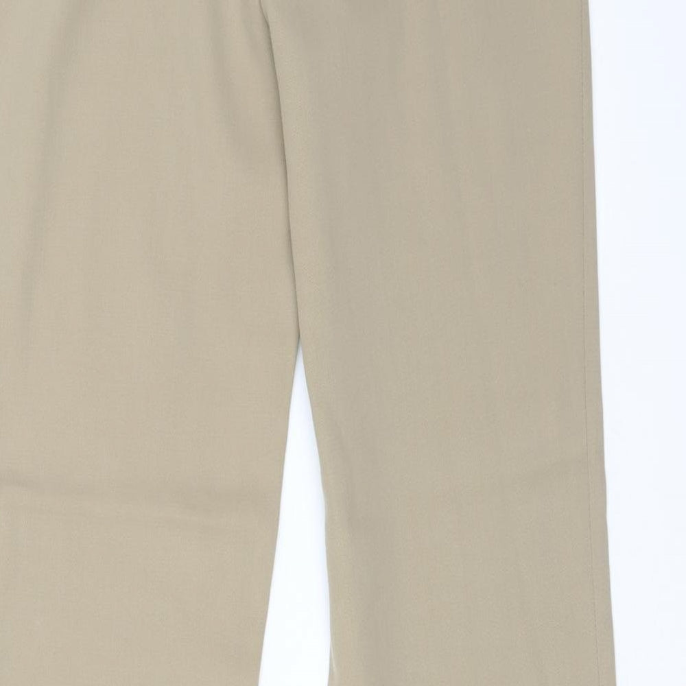 CHAIZE Womens Beige Trousers Size 10 L32 in