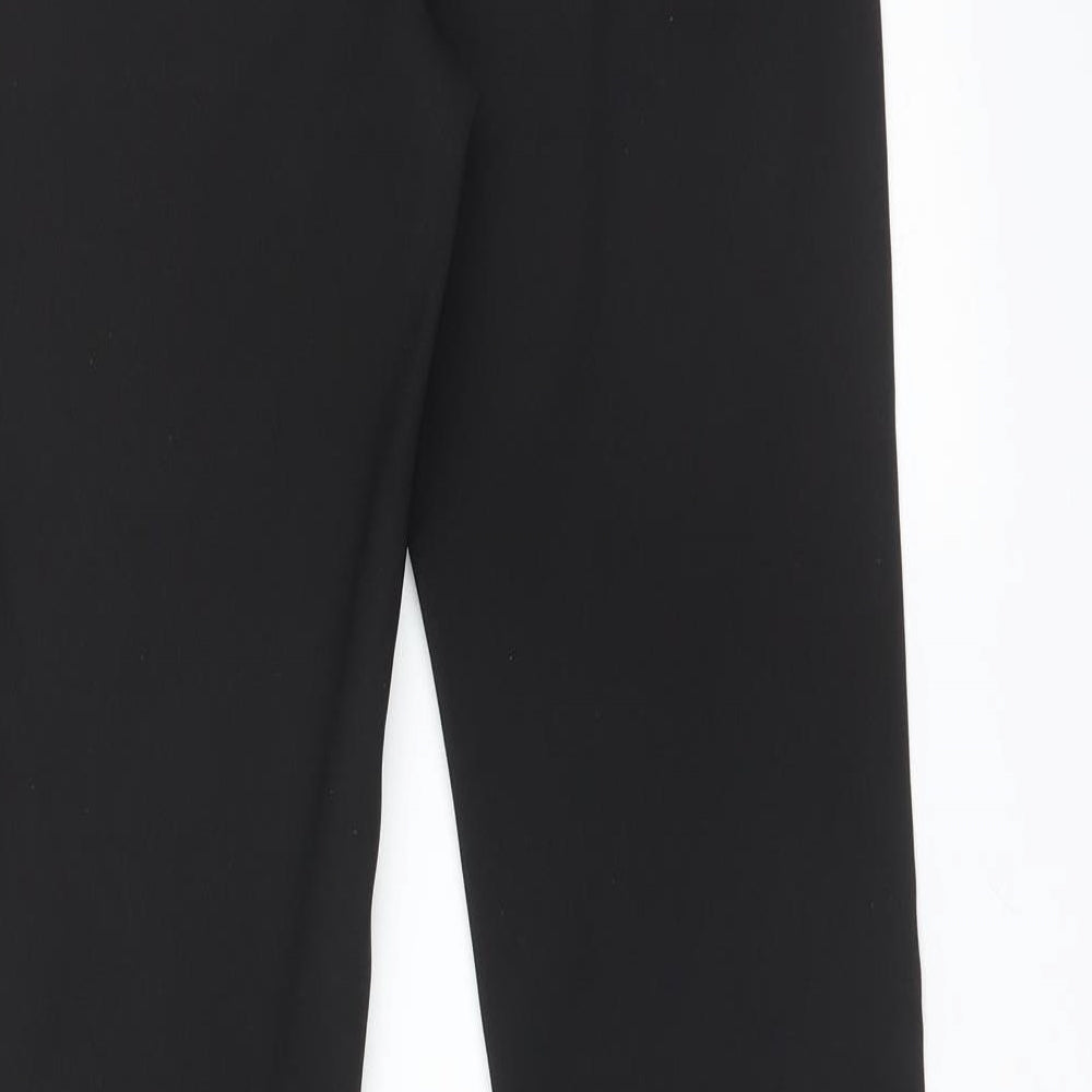 Sarah Jane Womens Black Trousers Size 8 L28 in