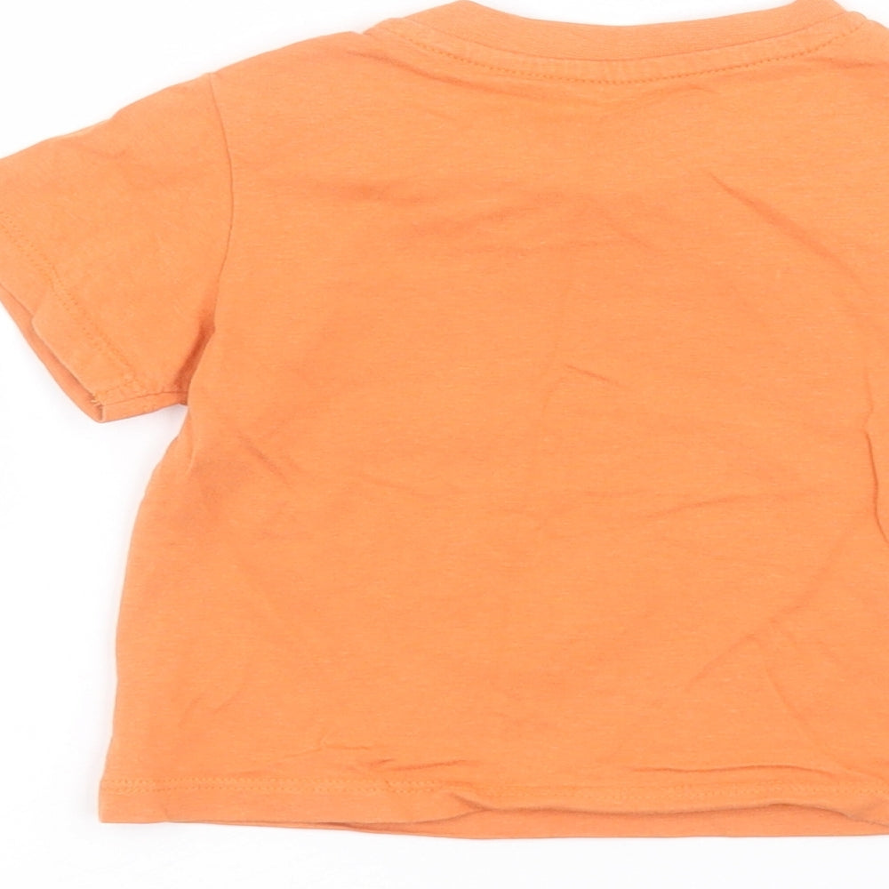 TU Baby Orange Basic T-Shirt Size 6-9 Months