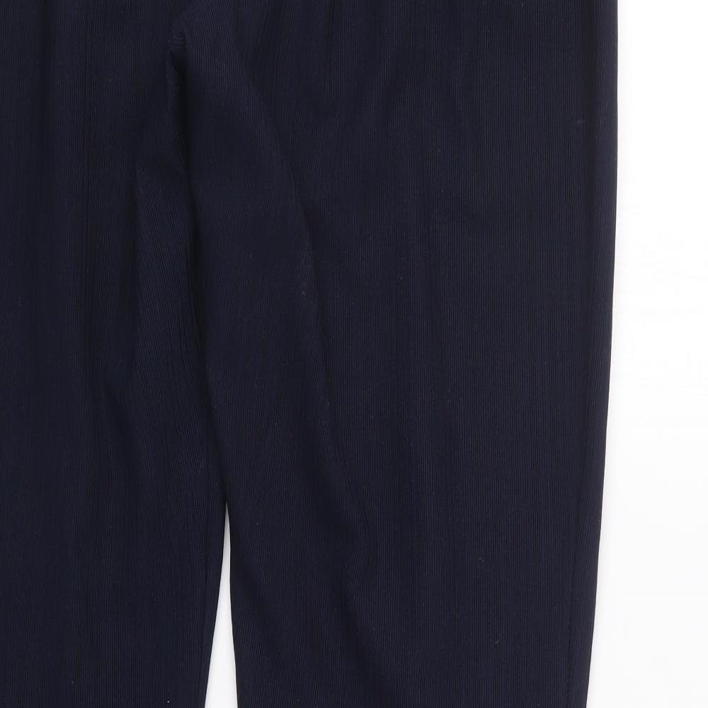 Preworn Womens Blue Trousers Size 14 L29.5 in