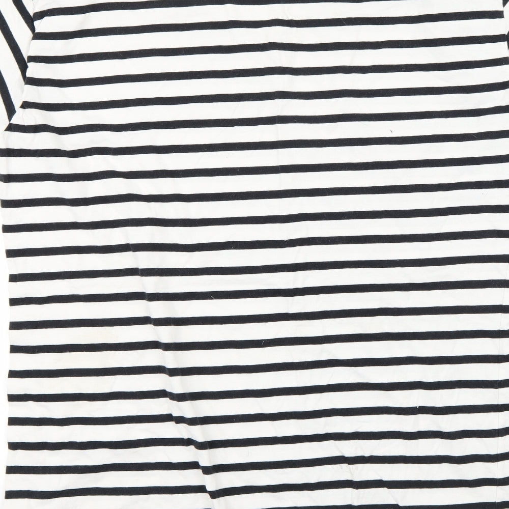 Miso Womens Multicoloured Striped Basic T-Shirt Size 14