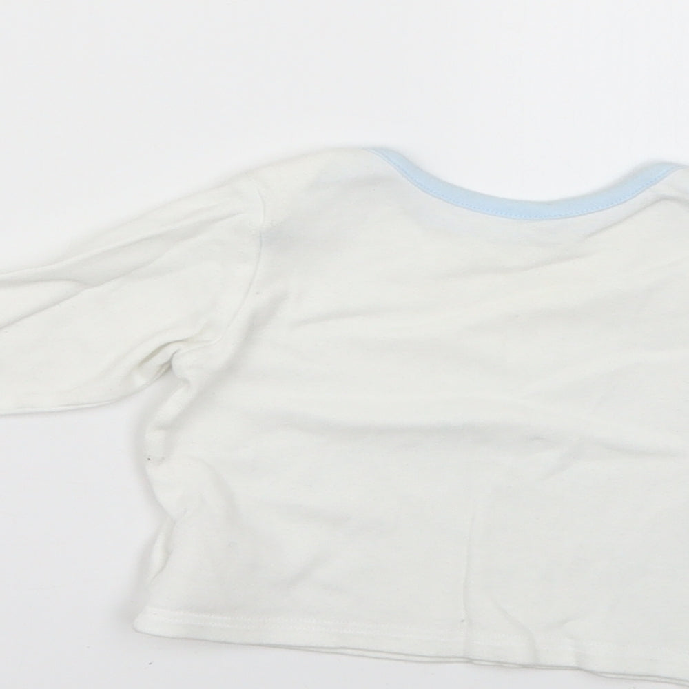 Marks and Spencer Baby White Basic T-Shirt Size 3-6 Months