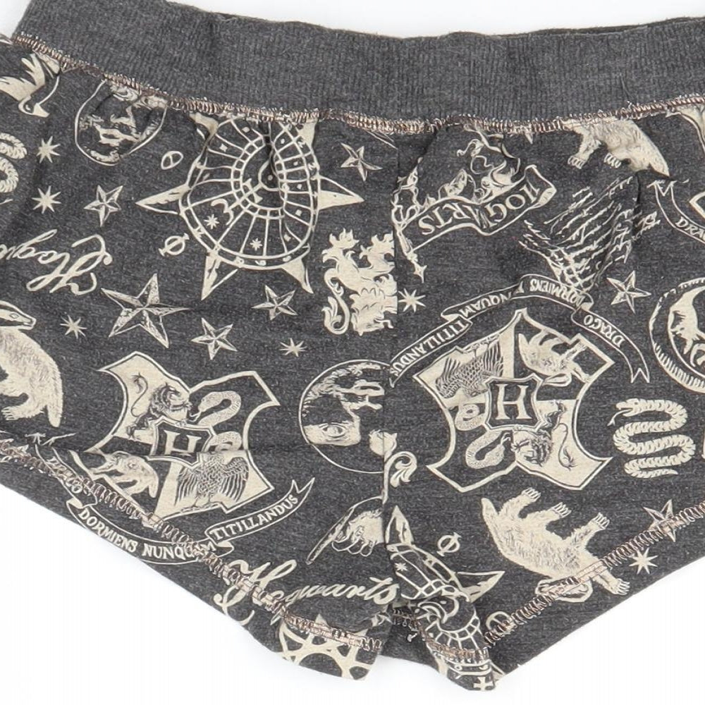 Love to Lounge Womens Grey Solid Cami Pyjama Pants Size 8 - harry potter