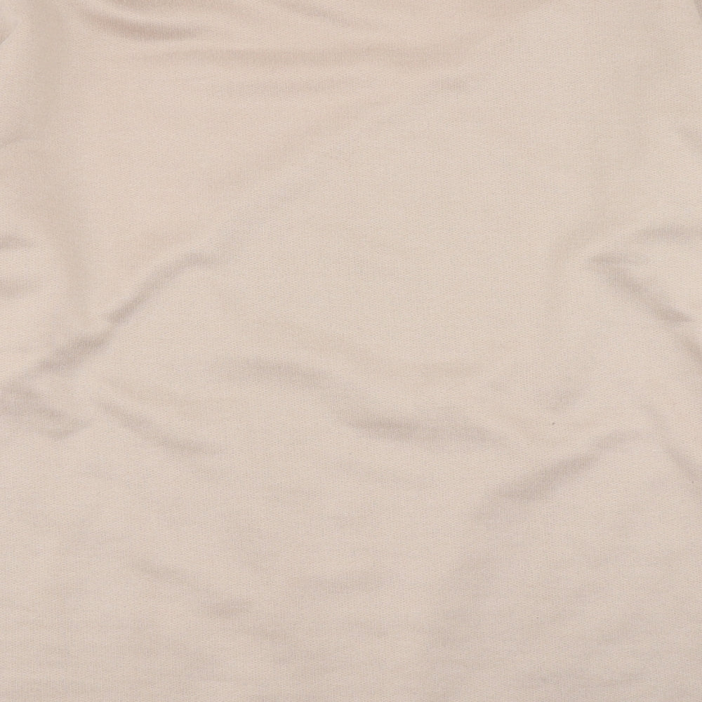 Boohoo Womens Brown Colourblock Pullover Sweatshirt Size 8
