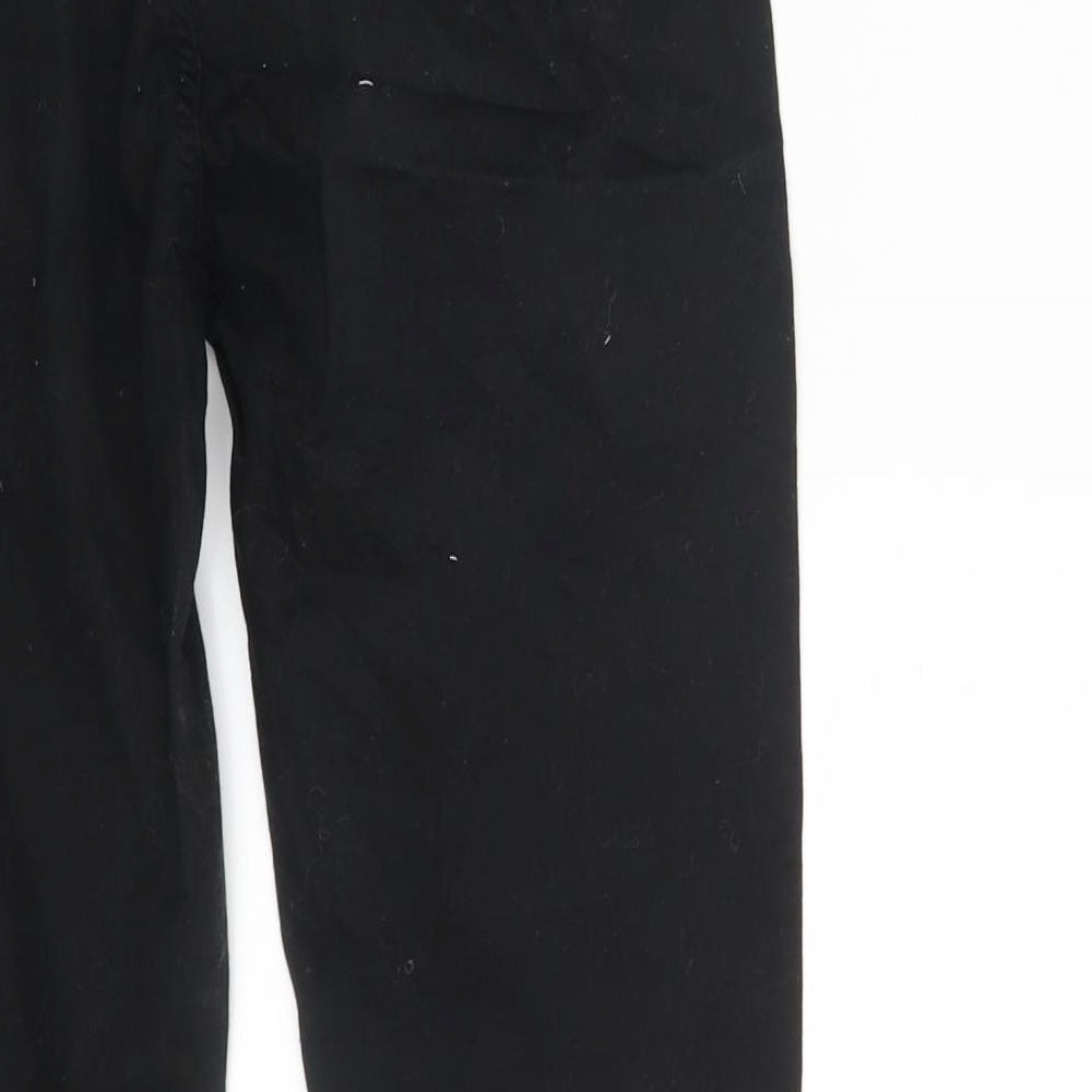 Fashion Jeans Womens Black Denim Skinny Jeans One Size L26 in