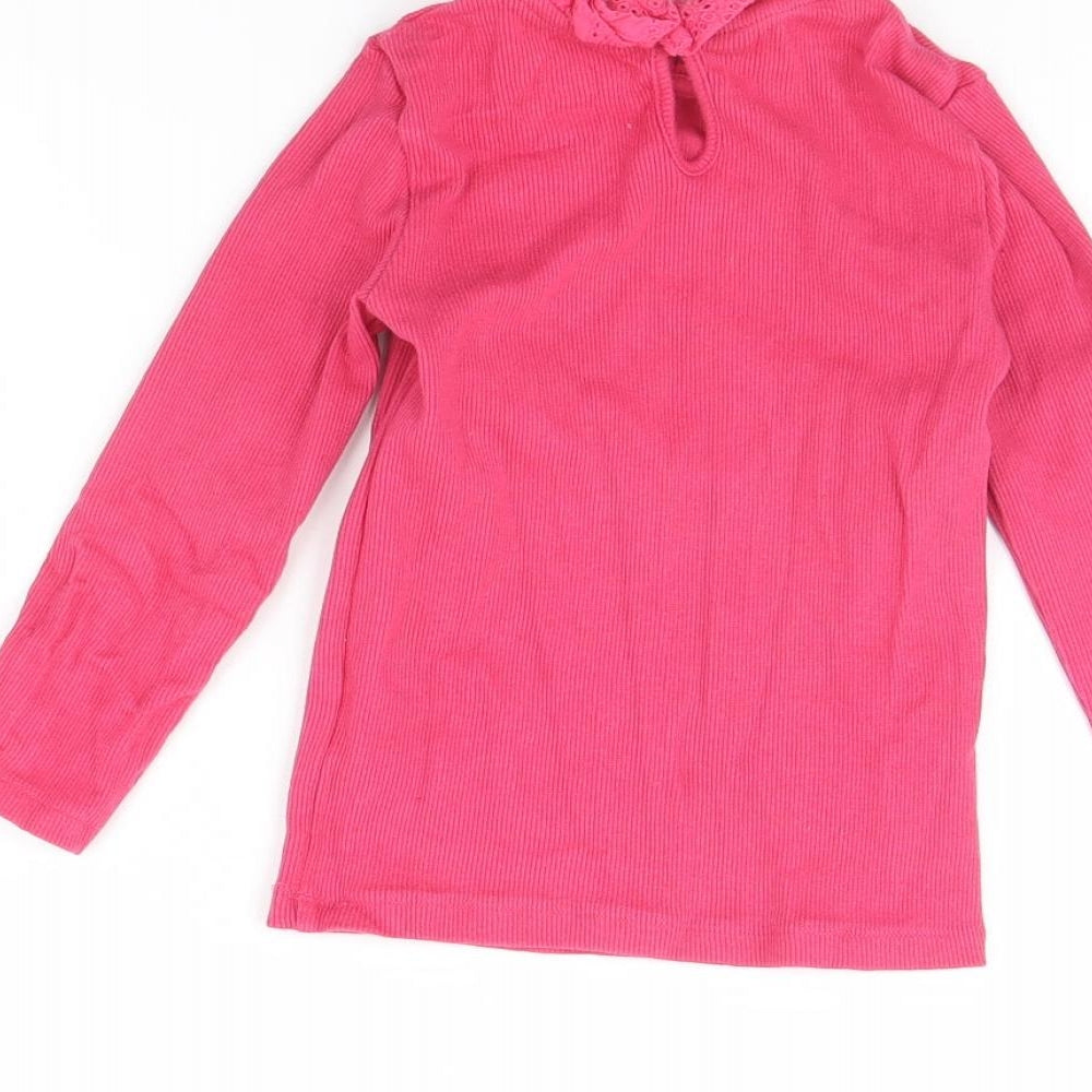 F&F Girls Pink Basic T-Shirt Size 3 Years