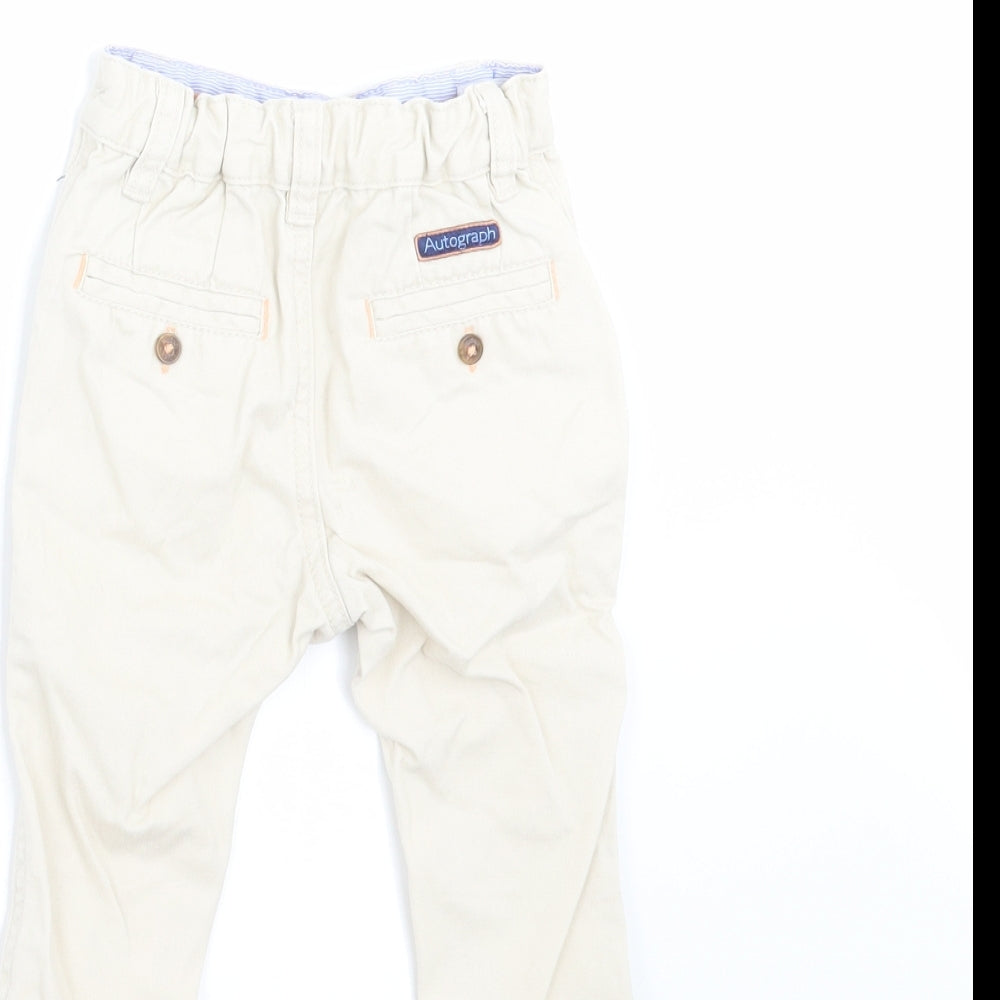 Marks and Spencer Baby Beige Denim Jeans Size 6-9 Months