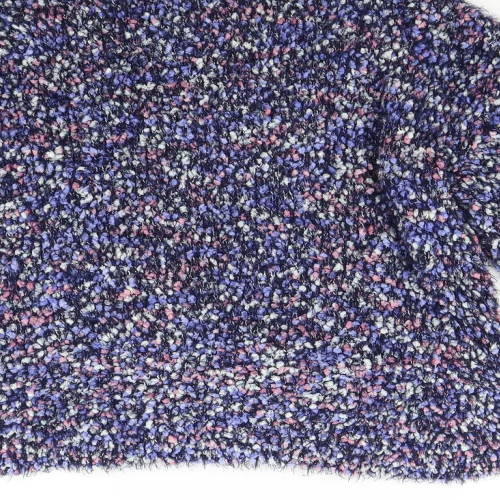 Nutmeg Womens Blue Knit Pullover Jumper Size 8