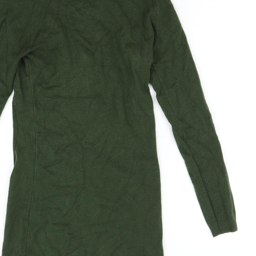 Red London Womens Green Jumper Dress Size S - Heart