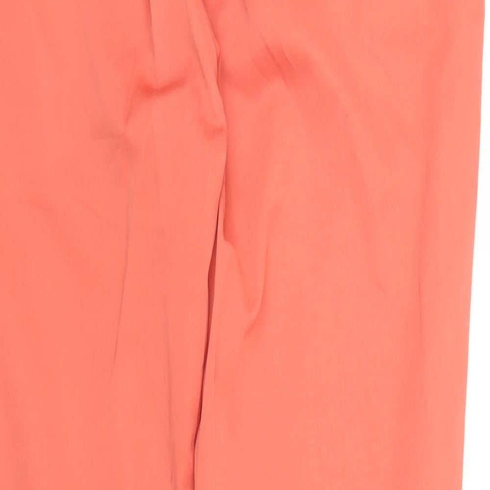 RESERVED Womens Pink Pedal Pusher Trousers Size 12 L26 in