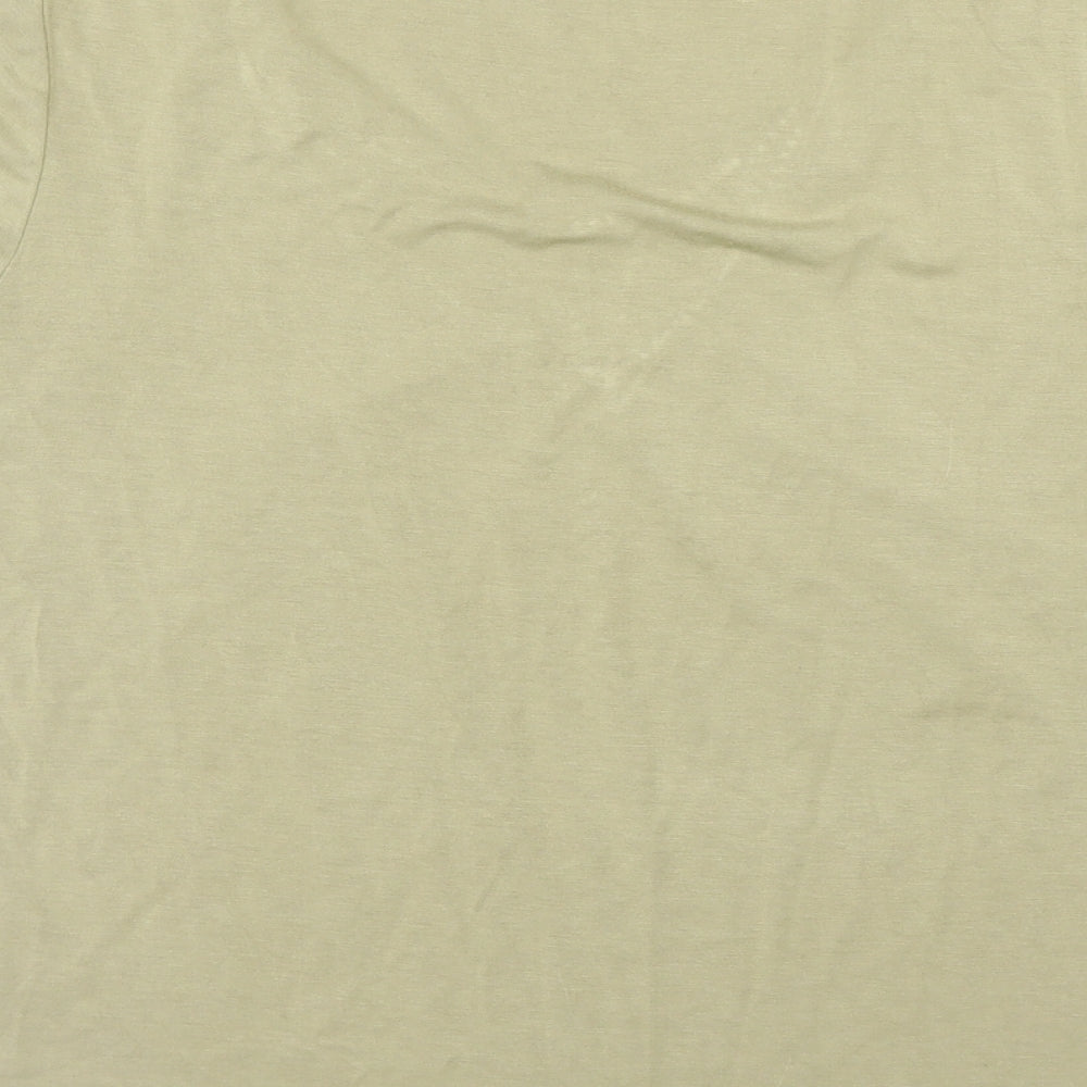 Klass Womens Green Basic T-Shirt Size M