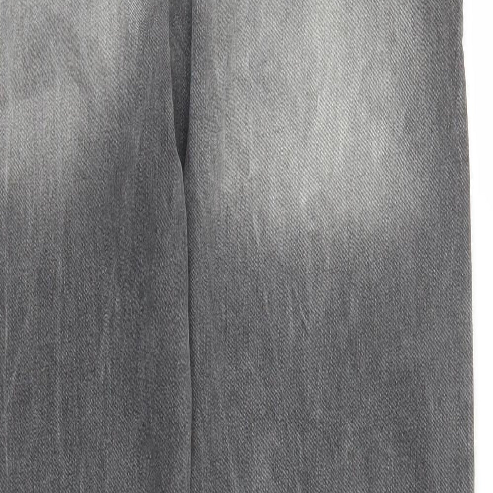 Peacocks Mens Grey Straight Jeans Size 34 in L32 in
