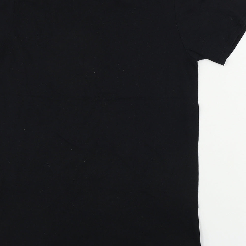 Gildan Womens Black Basic T-Shirt Size S