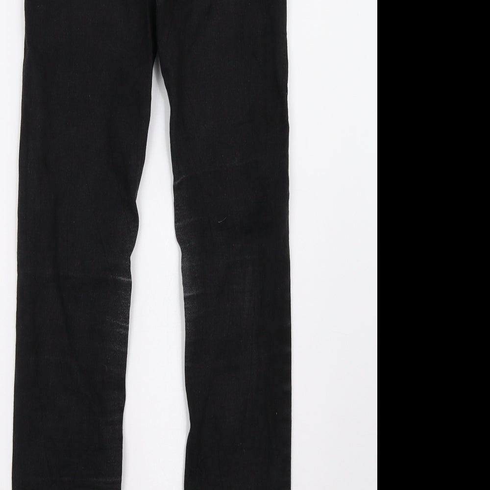fb sister Womens Black Skinny Jeans Size 28 L32 in
