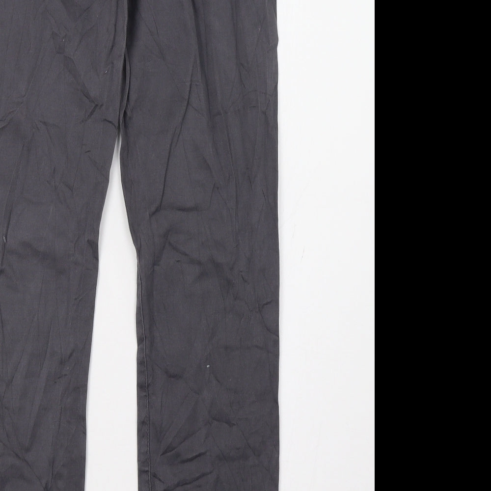 Janina Womens Grey Trousers Size 14 L33 in