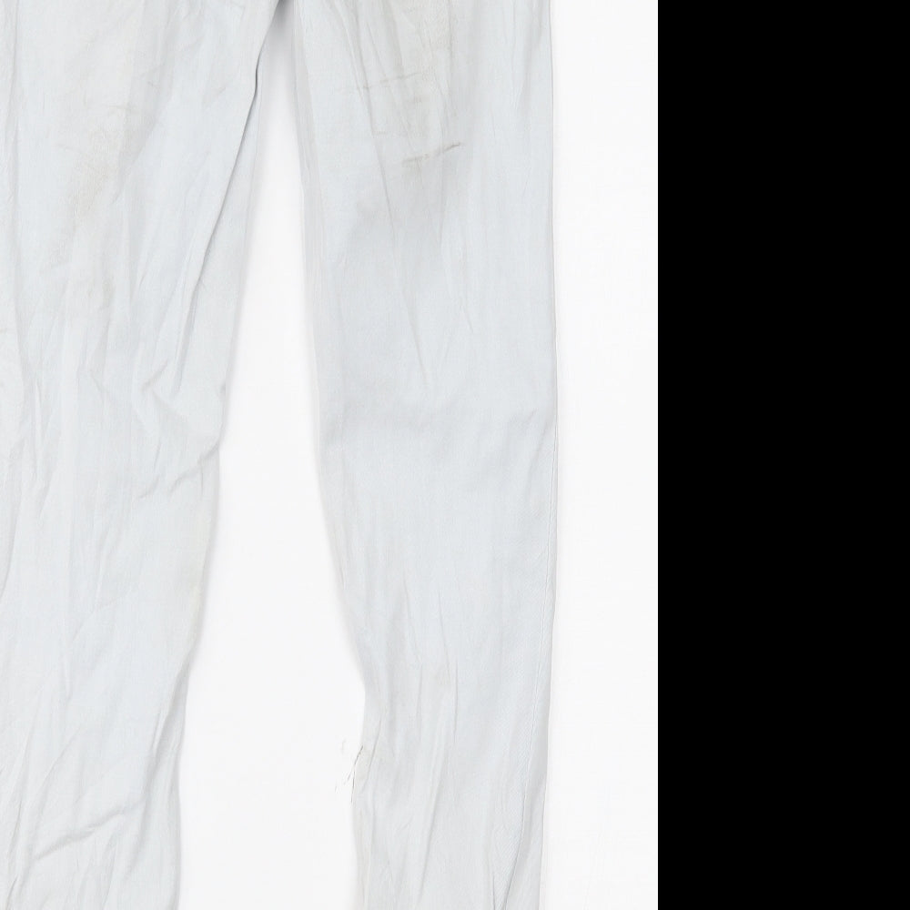 H&M Womens Blue Denim Skinny Jeans Size 10 L28 in