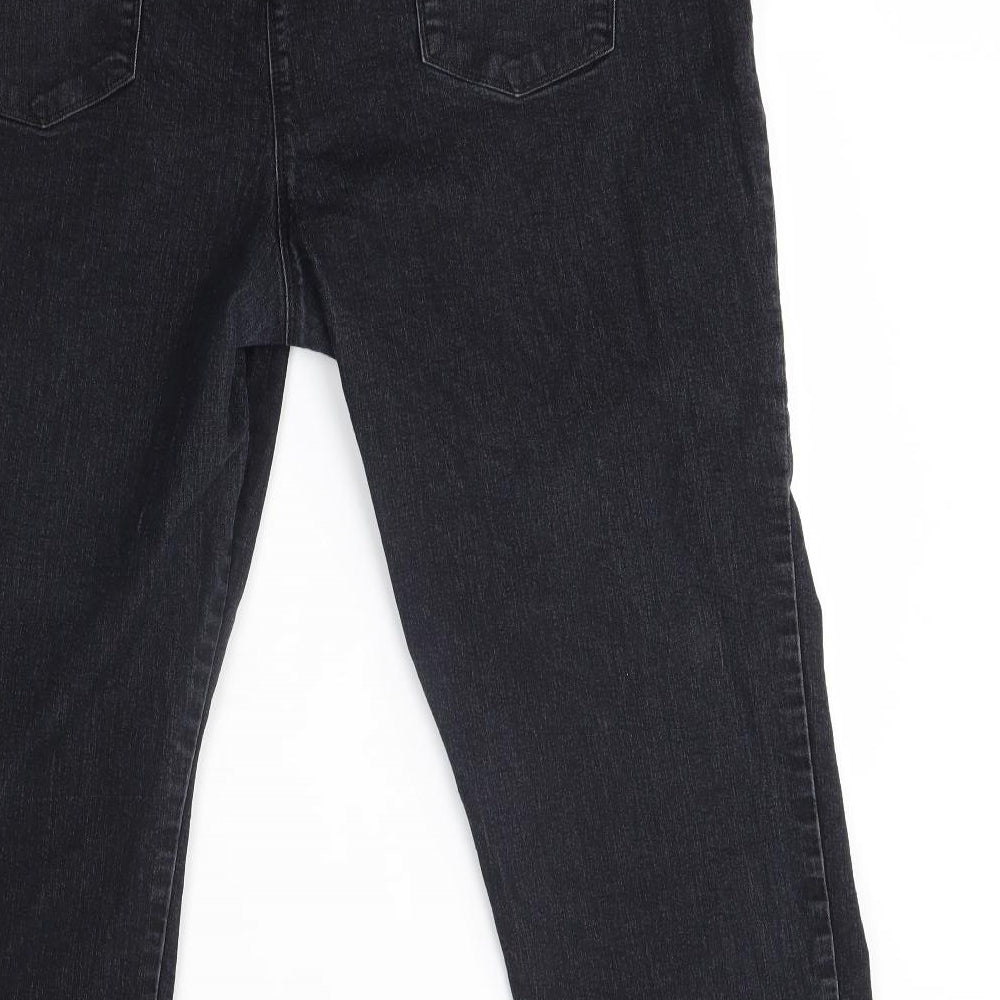 Preworn Womens Black Capri Jeans Size 44 in L24 in