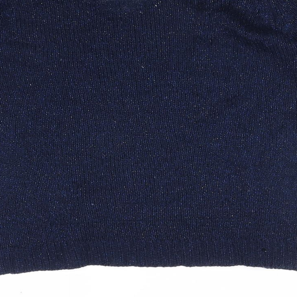 Papaya Womens Blue Pullover Jumper Size M