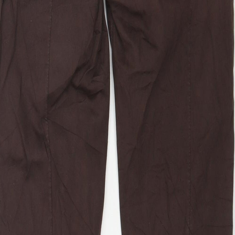 NOLITA Womens Brown Denim Straight Jeans Size 27 L31 in