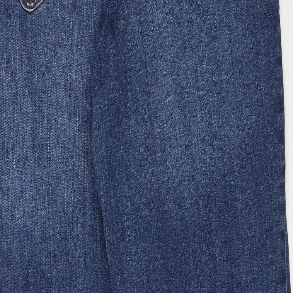 Papaya Womens Blue Denim Skinny Jeans Size 10 L25 in