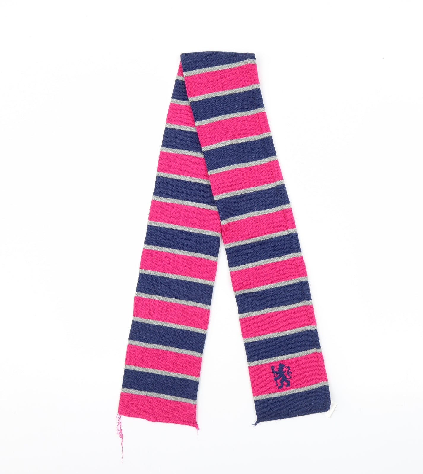 Chelsea FC Womens Pink Striped Scarf - Chelsea FC