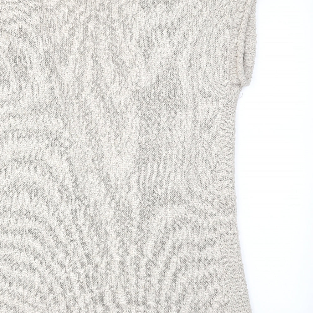 Boutique Belle Womens Beige Cardigan Jumper Size L