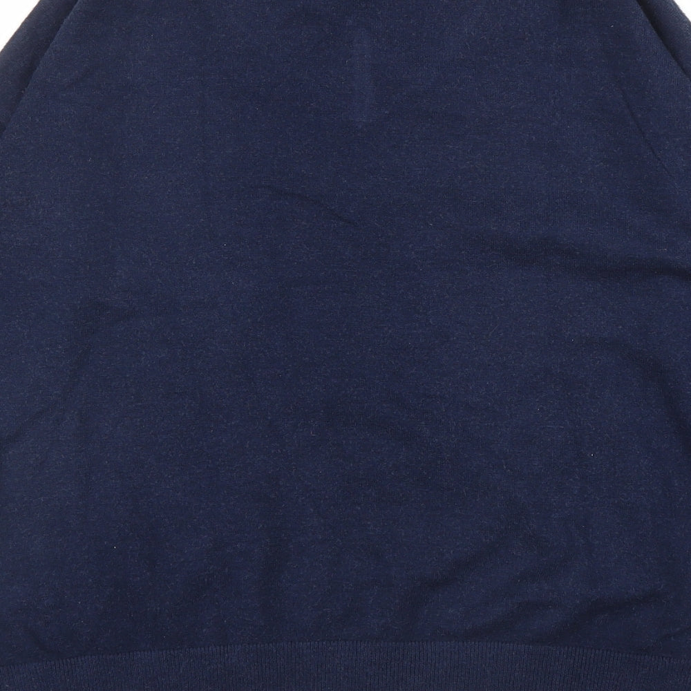 M&S Mens Blue Pullover Jumper Size M