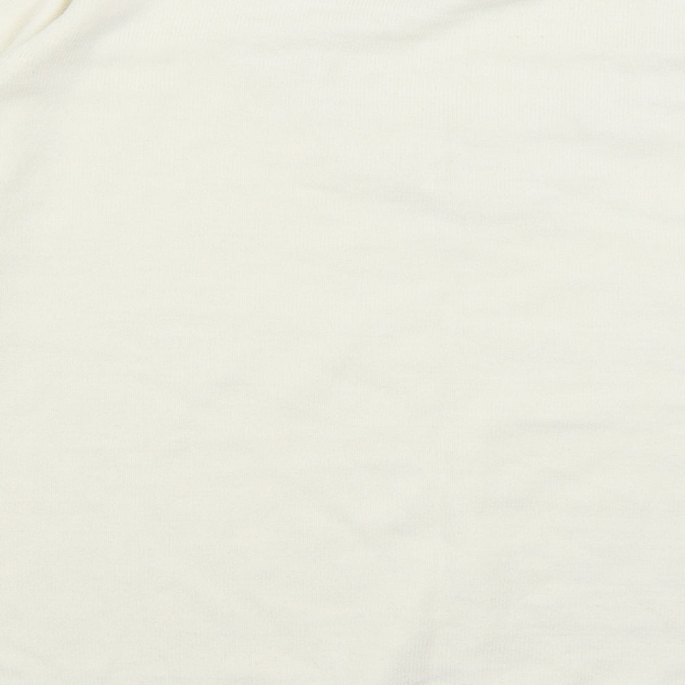 BM Womens Ivory Pullover Jumper Size M