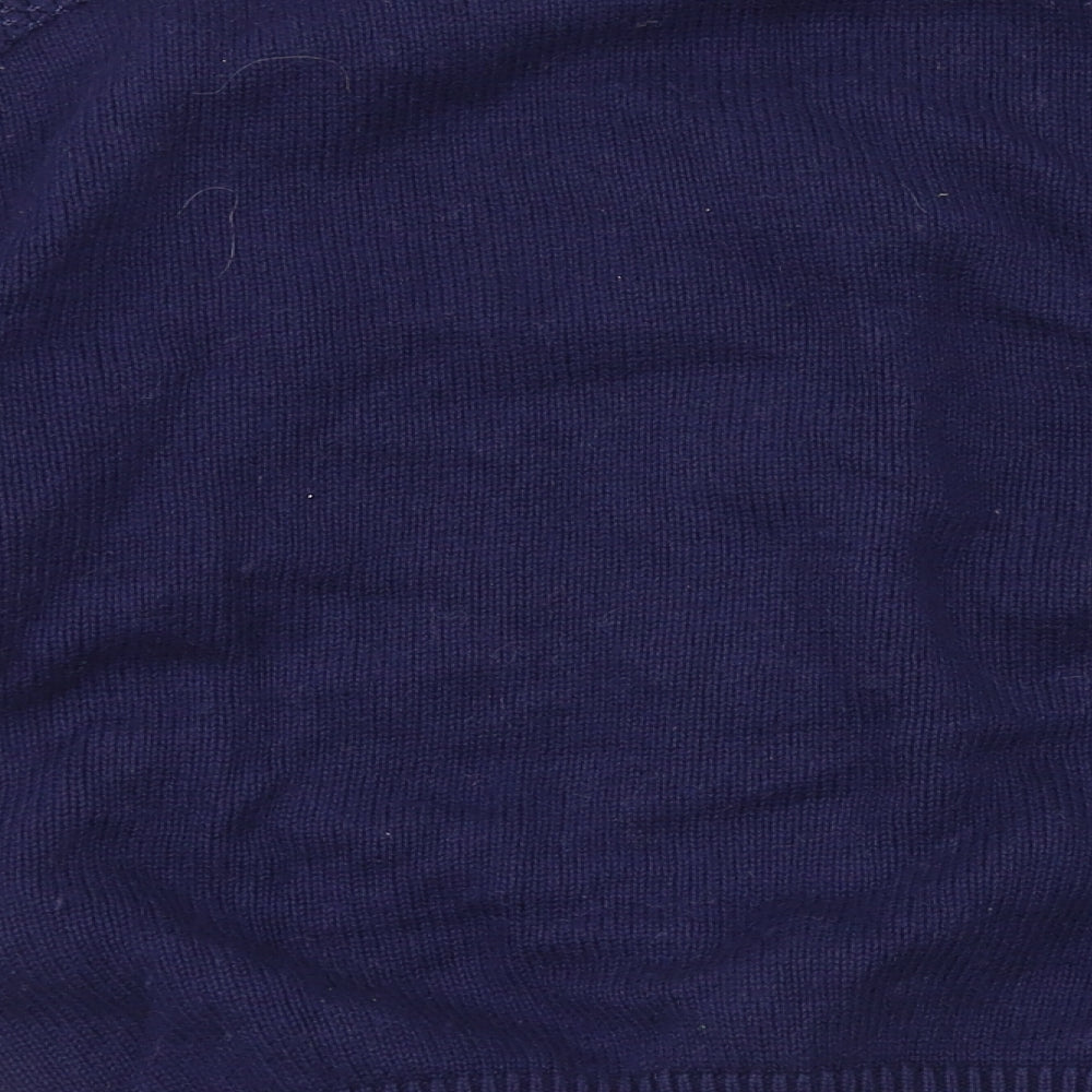 Marks and Spencer Womens Blue Full Zip Jumper Size 10