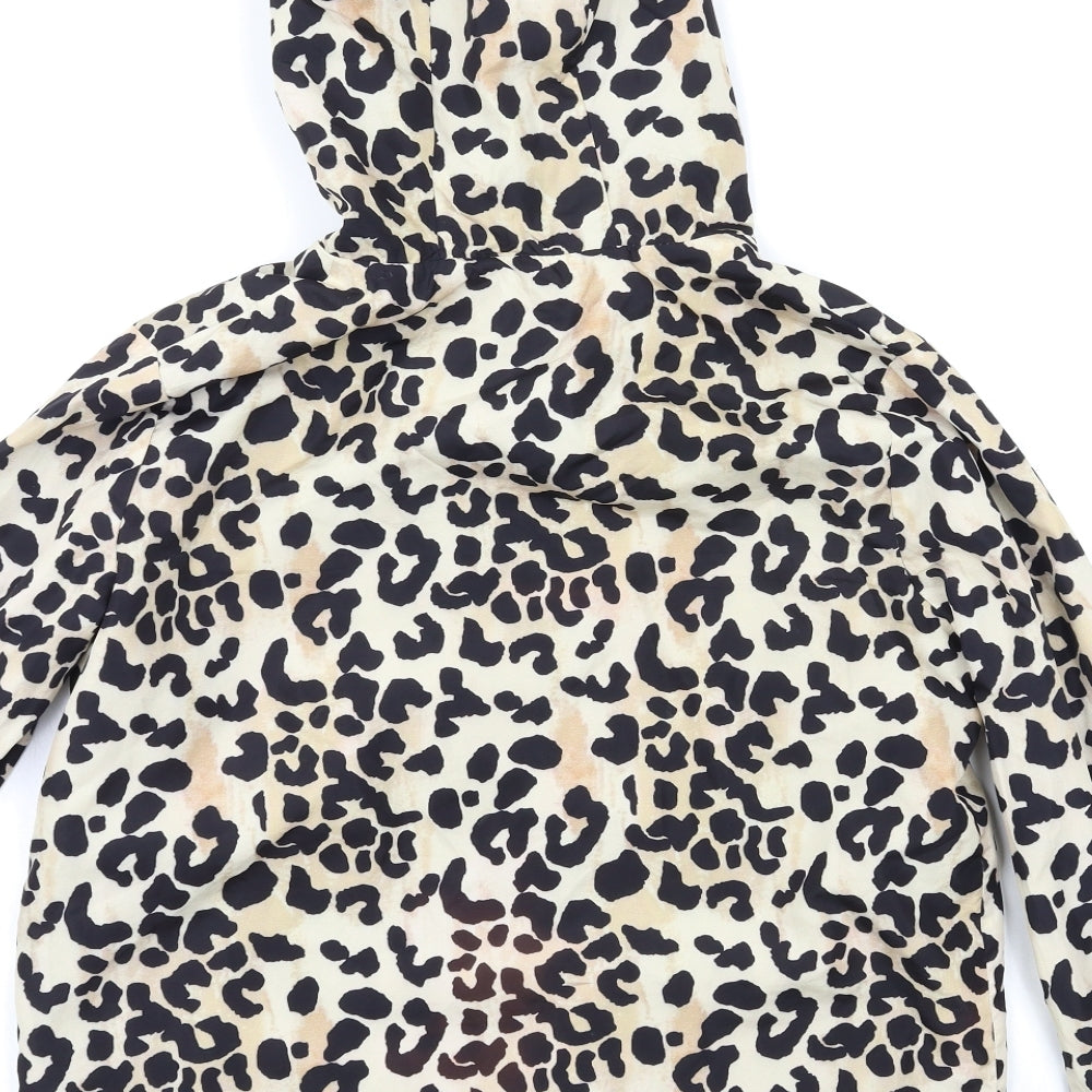 New Look Womens Multicoloured Animal Print Jacket Size S