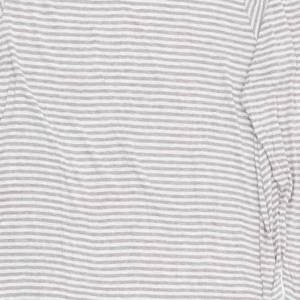Marks and Spencer Womens Brown Striped Nightshirt