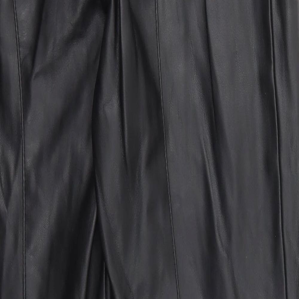 NEXT Womens Black Trousers Size 8 L27 in