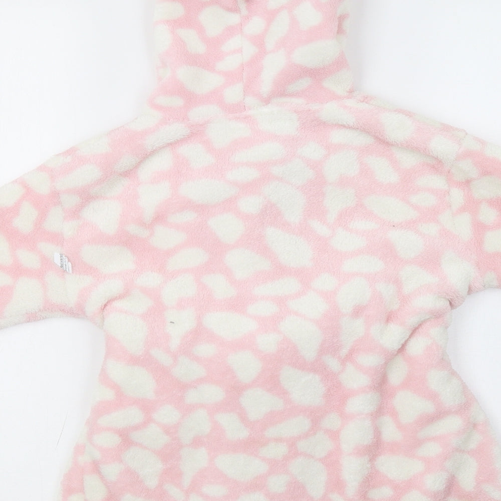 Billy&Millie Girls Pink Animal Print Kimono Robe Size 3-4 Years
