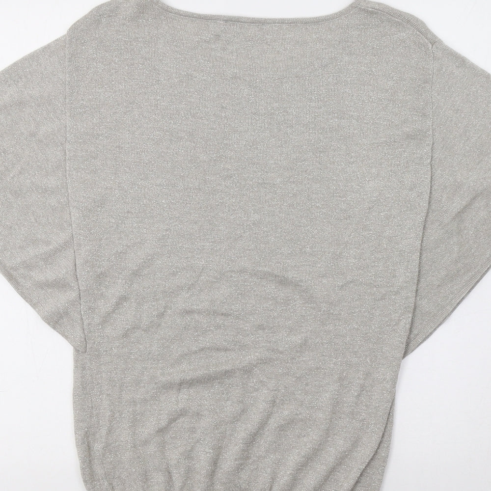 Kl;ass Womens Silver Pullover Jumper Size S