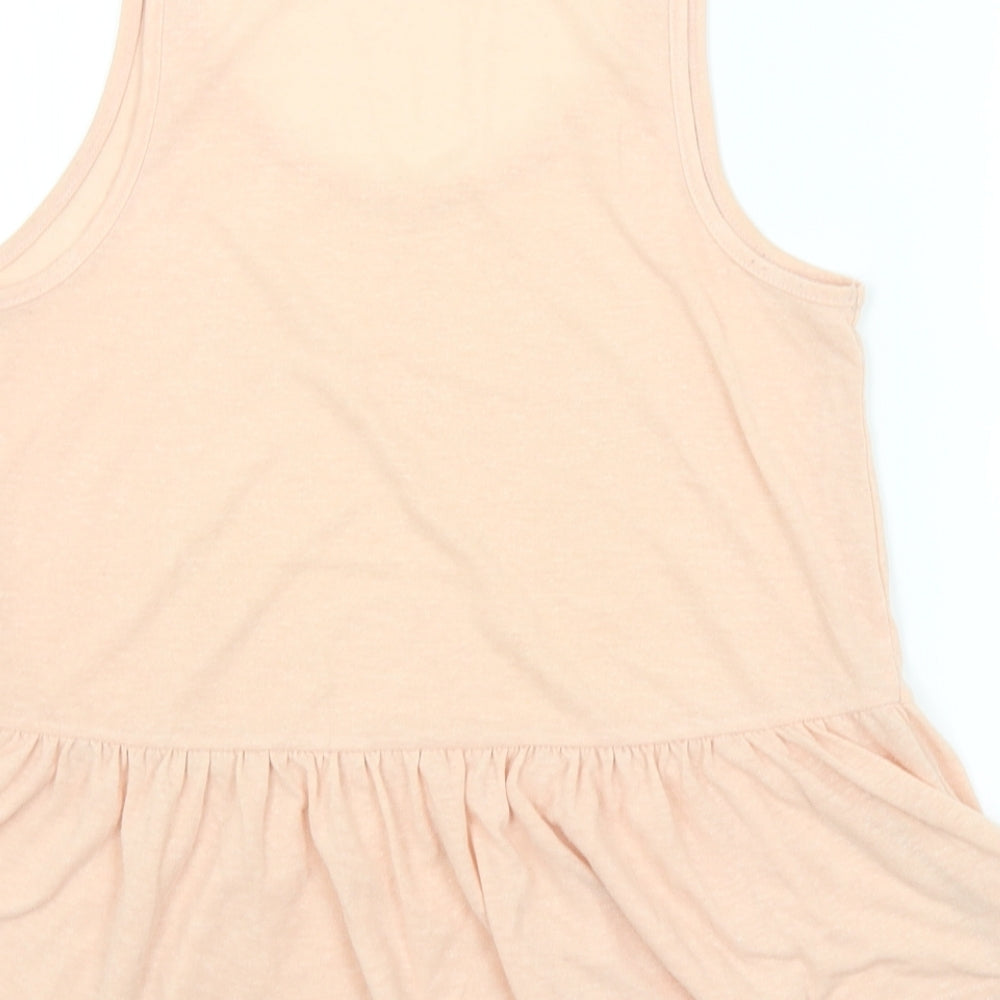 New Look Womens Pink Basic Tank Size 6