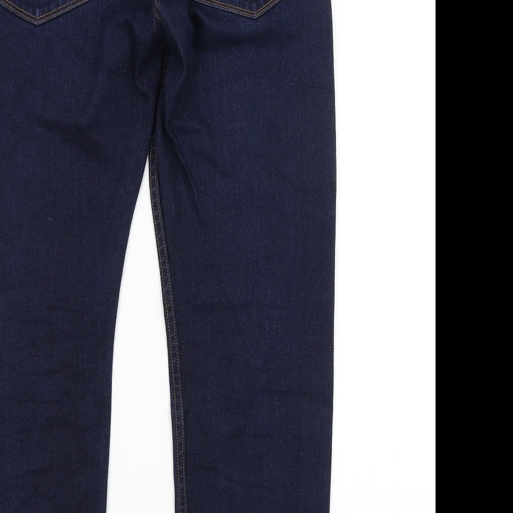 M&S Womens Blue Tapered Jeans Size 32 in L29 in