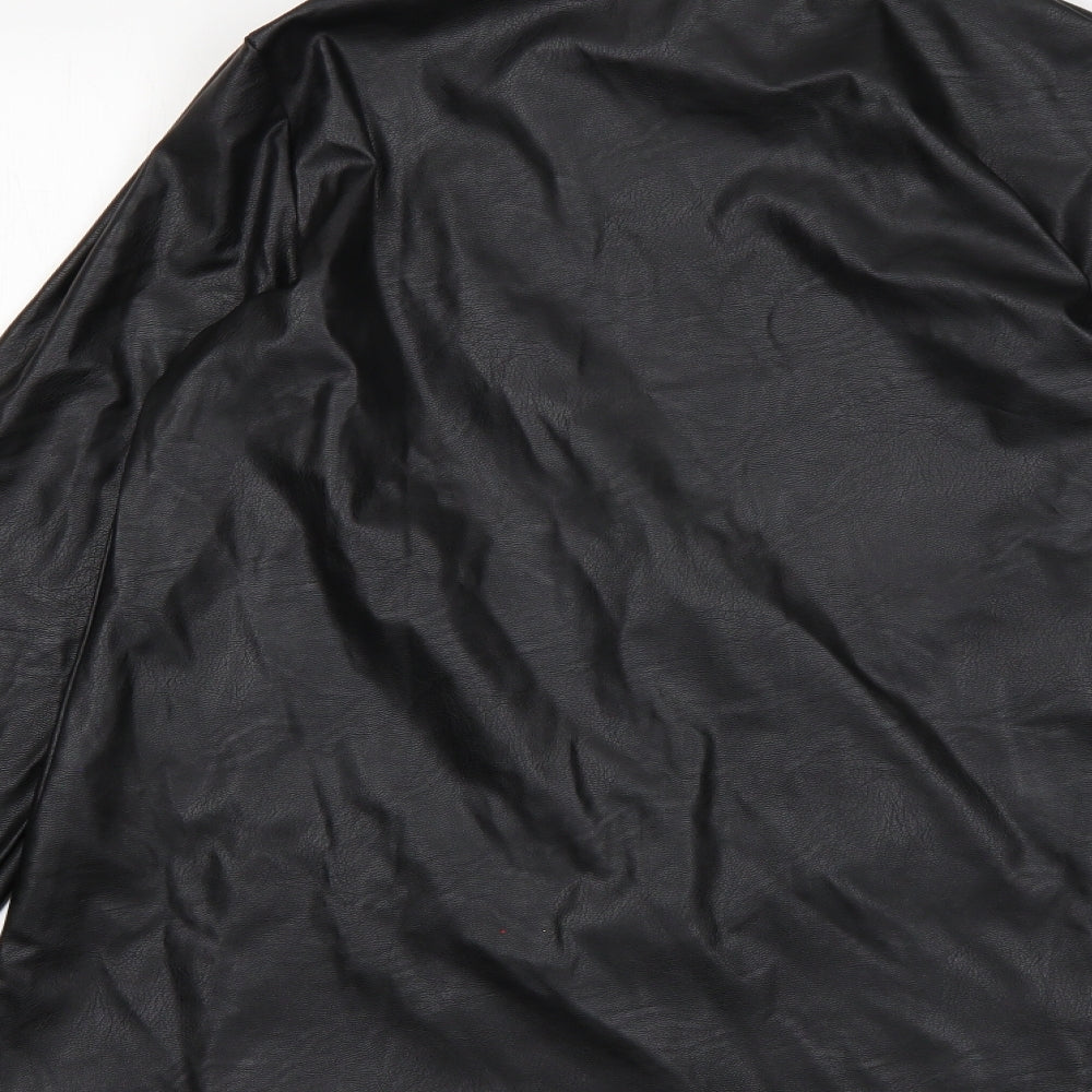 Boohoo Womens Black Jacket Size 12