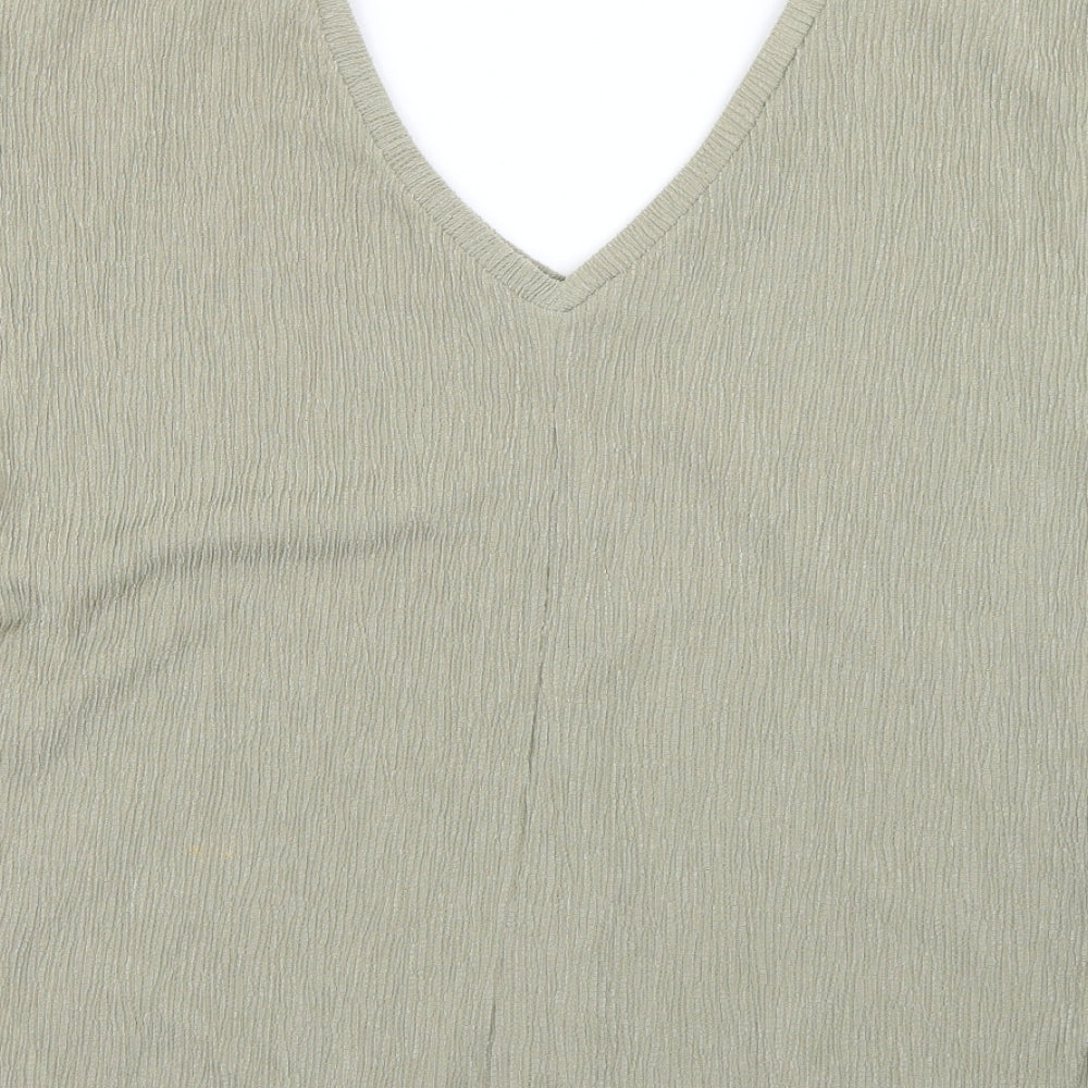 Marks and Spencer Womens Green Basic Blouse Size 10