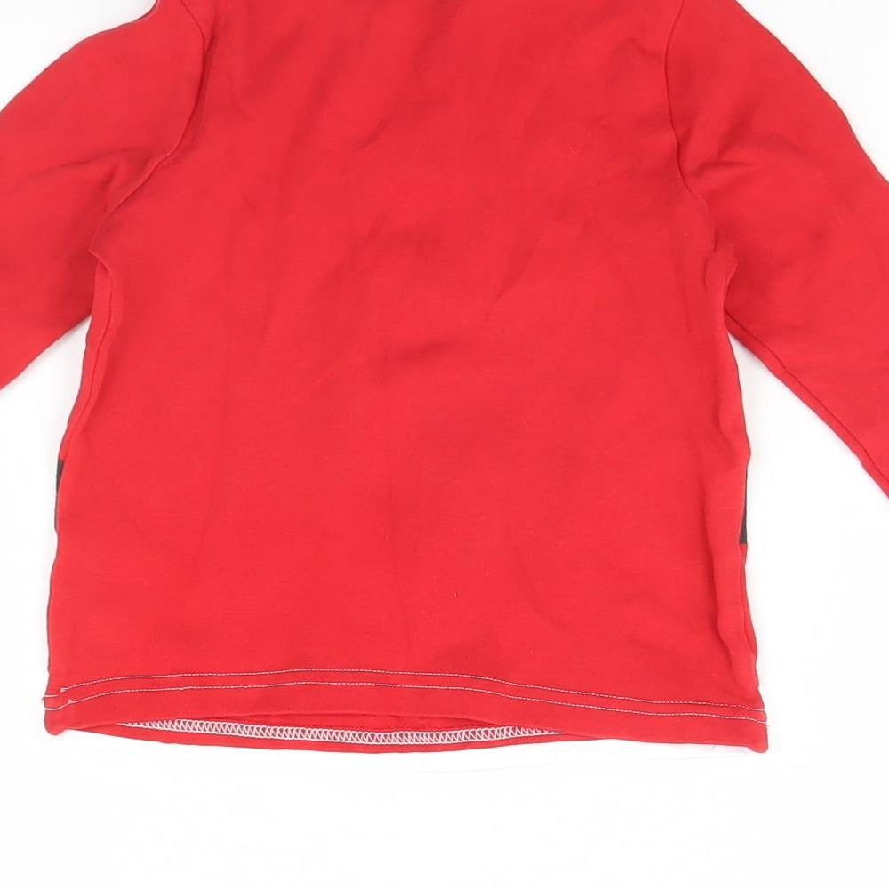 George Boys Red Basic T-Shirt Size 3 Years - Santa