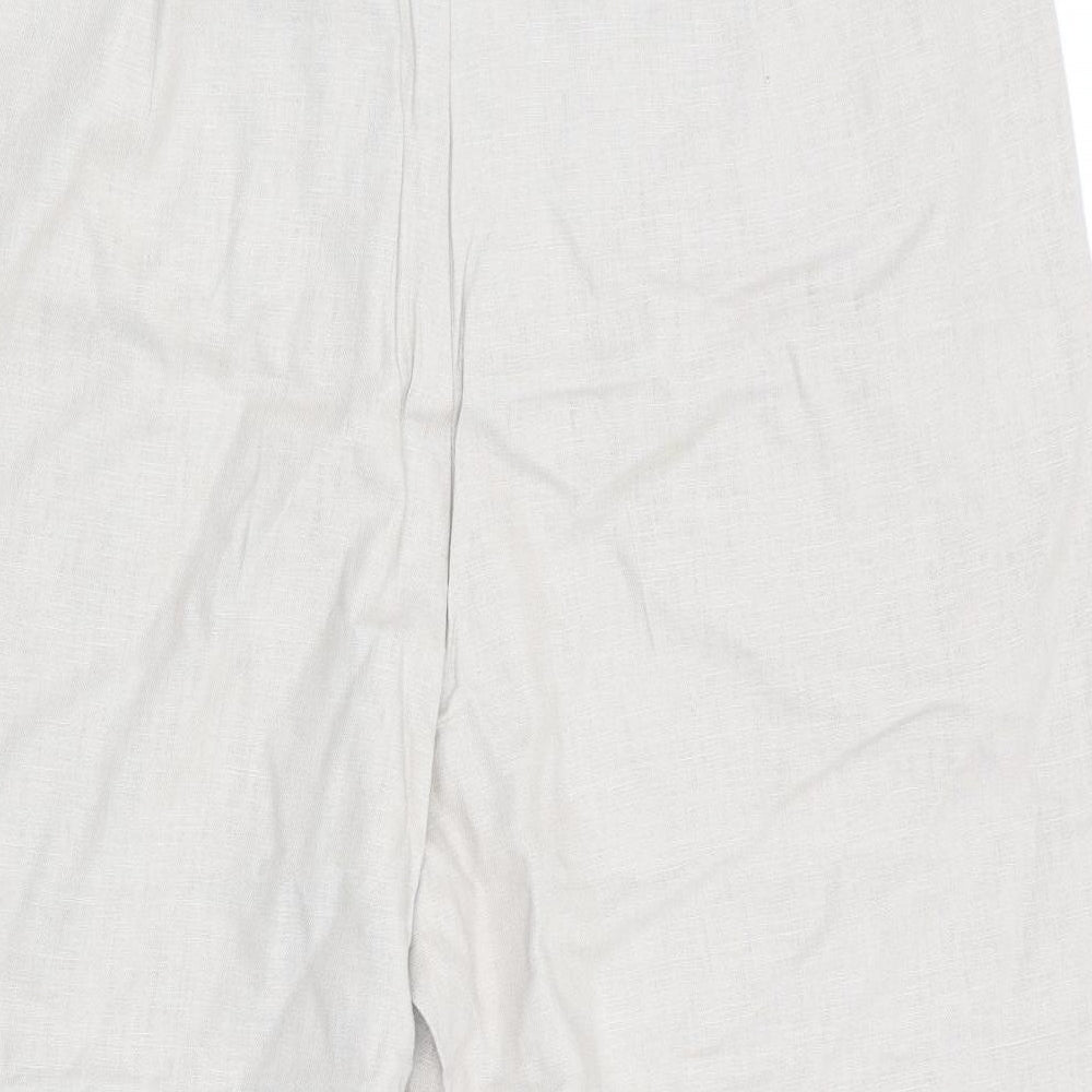 Preworn Womens Beige Capri Trousers Size 30 in