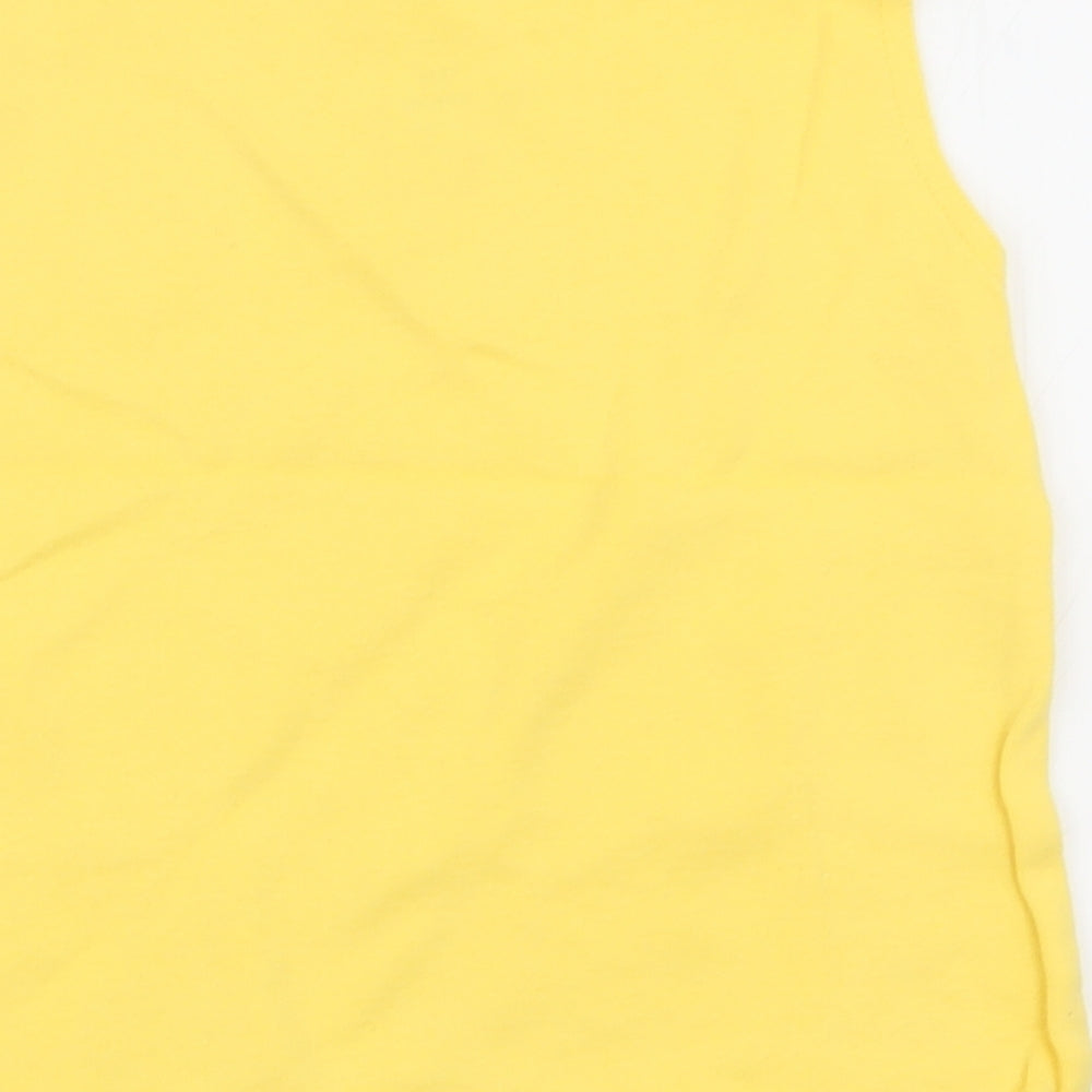 BHS Girls Yellow Basic Tank Size 5 Years