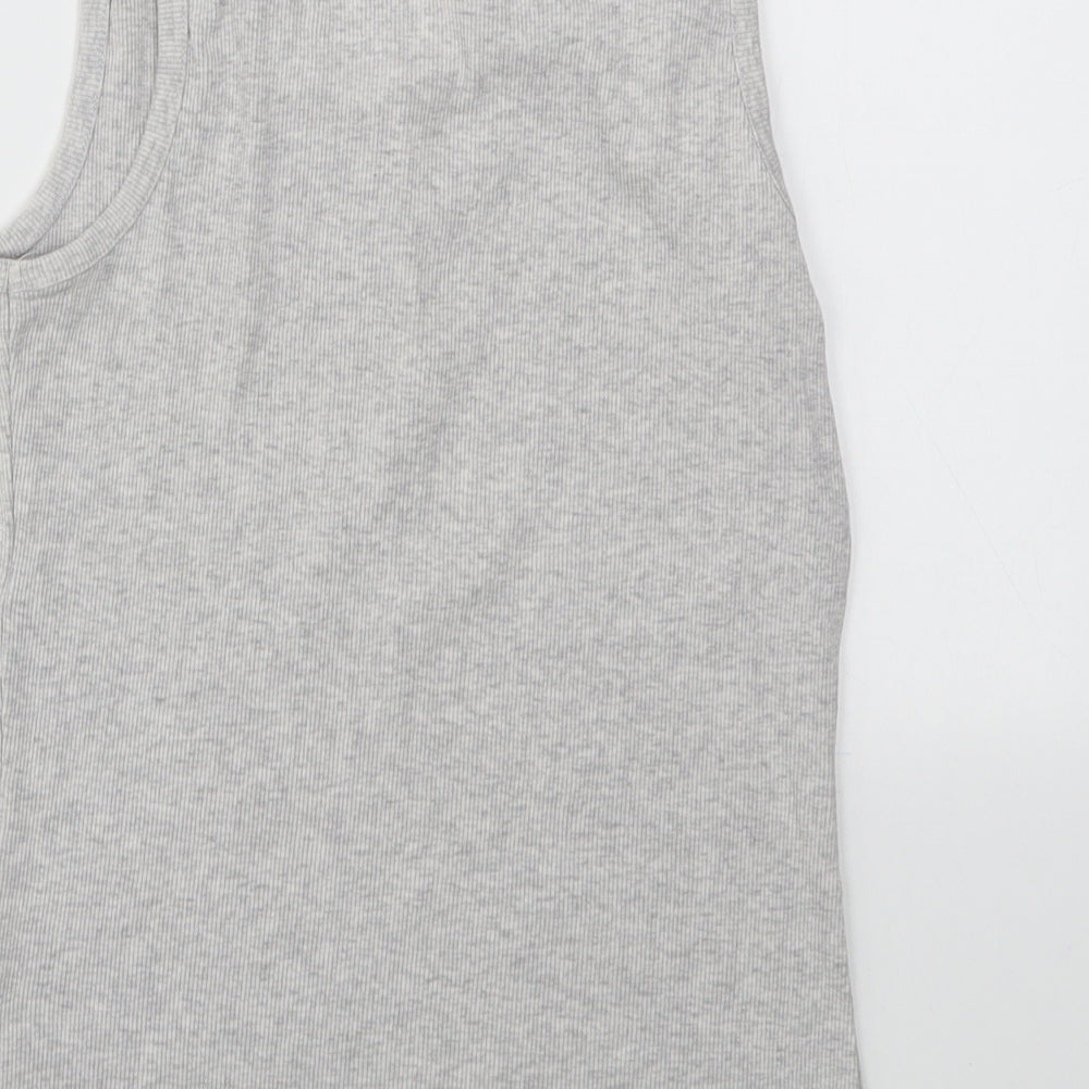 M&S Girls Grey Basic T-Shirt Size 11-12 Years