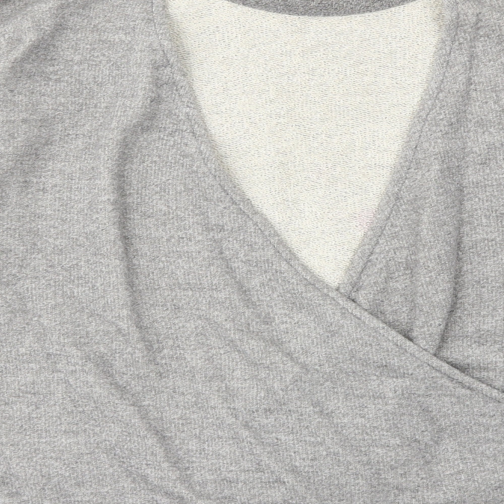 Light before dark Womens Grey Pullover Jumper Size S
