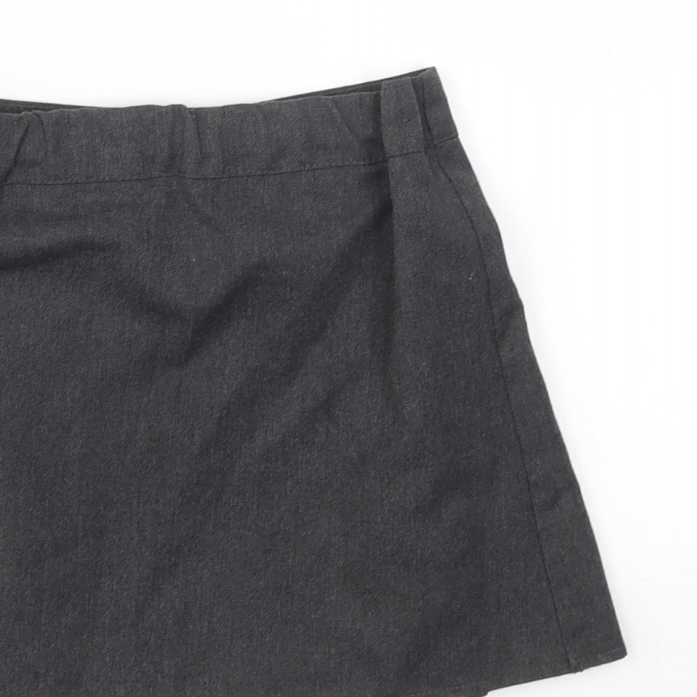 M&S Girls Grey A-Line Skirt Size 3-4 Years