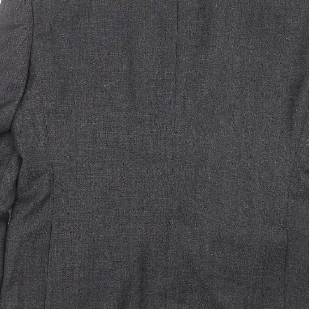 Marks and Spencer Mens Grey Jacket Suit Jacket Size 38 - Tailored fit