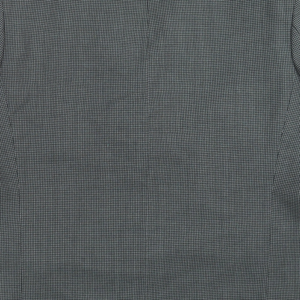 Debenham & Freebody Mens Grey Check Jacket Suit Jacket Size 44