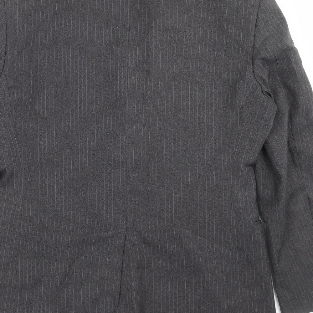 Taylor & Wright Mens Grey Striped Jacket Suit Jacket Size 38