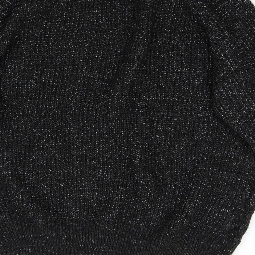 Primark Mens Black Knit Pullover Jumper Size 2XL